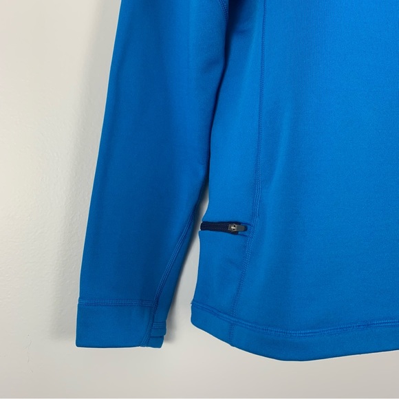 Patagonia Crosstrek Quarter Zip Pullover Blue Polartec Fleece Women’s Sz Medium - Picture 4 of 14